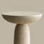 Fiberglass Mushroom-Shaped Accent Table-1834894399