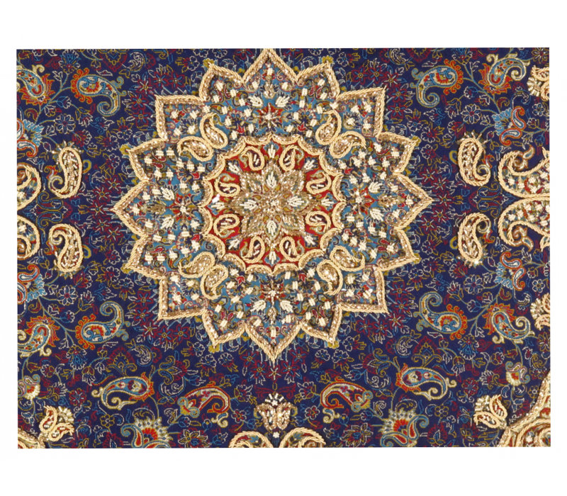 Square Pillow Cover & Insert, Light Blue Floral, 29"H x 29"W