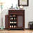 31.81" Brown Solid wood Maple Shoe Storage