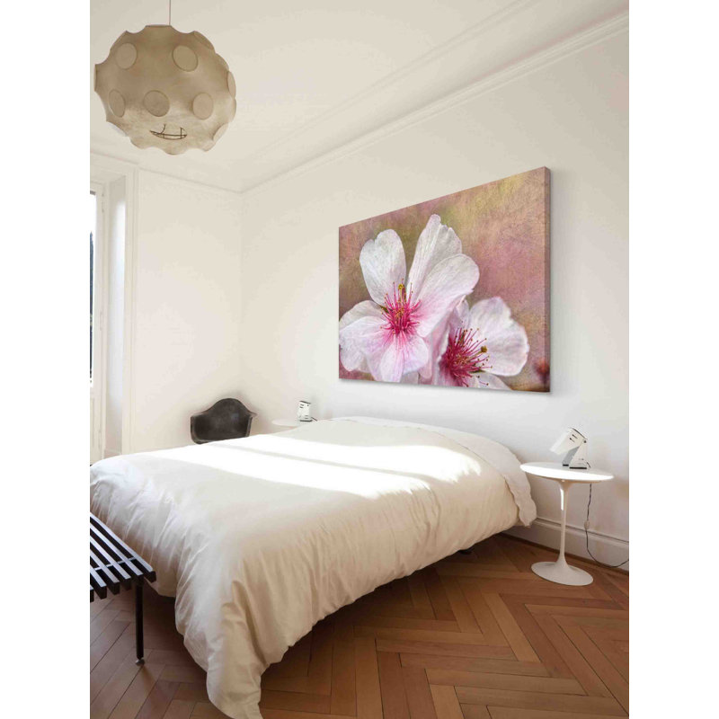 Cherry Blossoms 1 Piece Wrapped Canvas Painting, 30 cm H x 45 cm W x 3.81 cm D