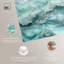 Art abstrait bleu sarcelle -681587525-681587528