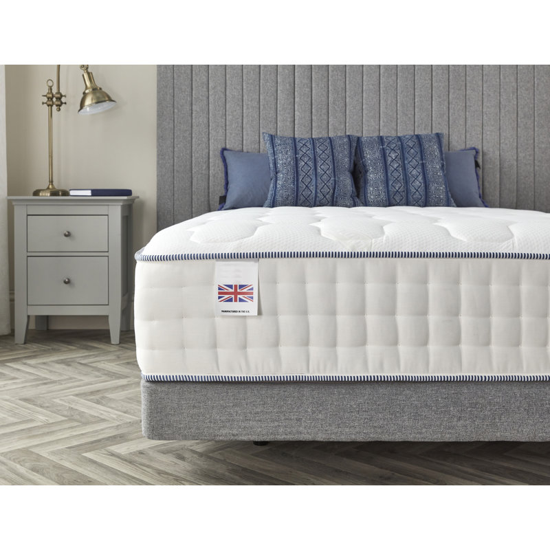Sovereign Hybrid 5 Layer Pocket Spring Temprature Control Mattress Wool & Silk Filling, Single (3')