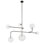 Linnea 6 - Light Metal LED Chandelier by AERIN
