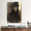 «Portrait of a Lady with Cape and Hat» par Gustav Klimt, reproduction d'art sur toile-1611729350-1690850238-1690850234