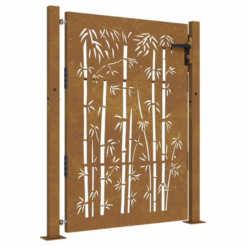 Phokas Metal Gate, Brown, 85 x 75 cm (W x H)