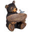 Mangeoire à oiseaux en résine Bear