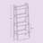 Maurus 5-Shelf Metal Freestanding Ladder Bookcase-1710091575-1707211001