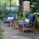 Brunswick Teak 2 - Person Patio Conversation Sets with Cushions