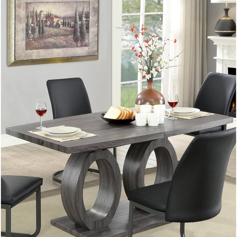 Paquette 4 - Person Pedestal Dining Set