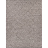Brentwood Rectangle Geometric Handmade Flatweave Wool/Viscose Area Rug