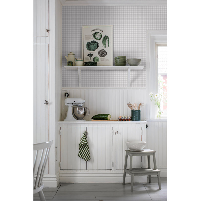 Boråstapeter Frida Wallpaper, Gray