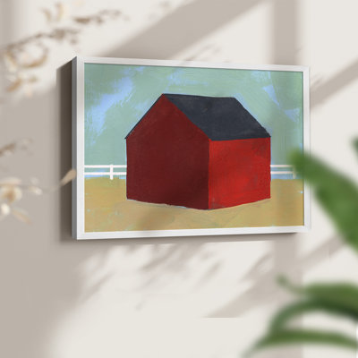 Big Red One IV -Framed Print - Restickable