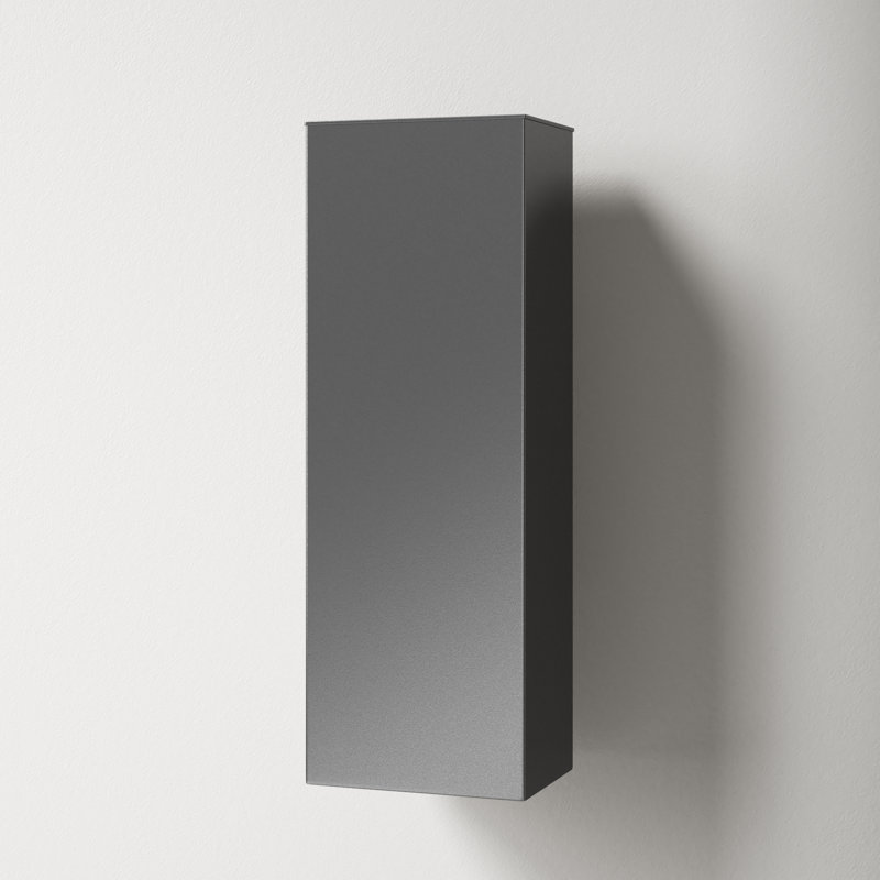 Dyer Aluminum Wall Light, Painted Brushed Nickel, 14.25" H x 5" W x 7.75" D, No