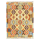 Ikat Area Rug in Gold
