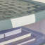 Wham Clip 5x 9L Square Plastic Storage Boxes with Secure Clip Lock Lids. L:29 x W:29 x H:15.5cm Clear/Green Milieu/Stone-107097844