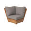 Arrihanna Outdoor Teak Corner Wedge Lounge Chair-1941352105