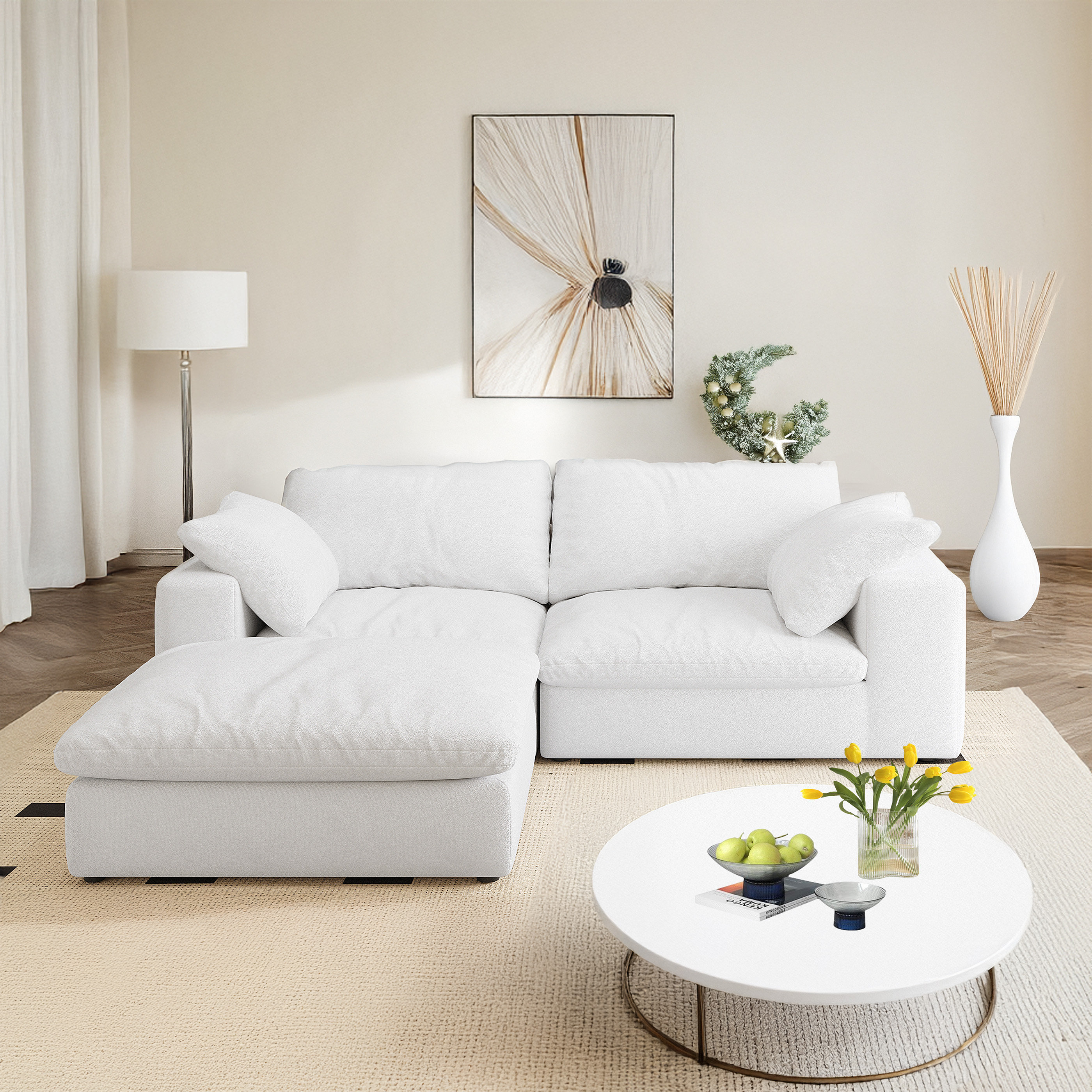 Latitude Run® Cloud Modular Sectional Sofa Couch for Living Room,80 ...