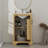 20" Bathroom Vanity With Sink, Storage Rack And Adjustable Shelve