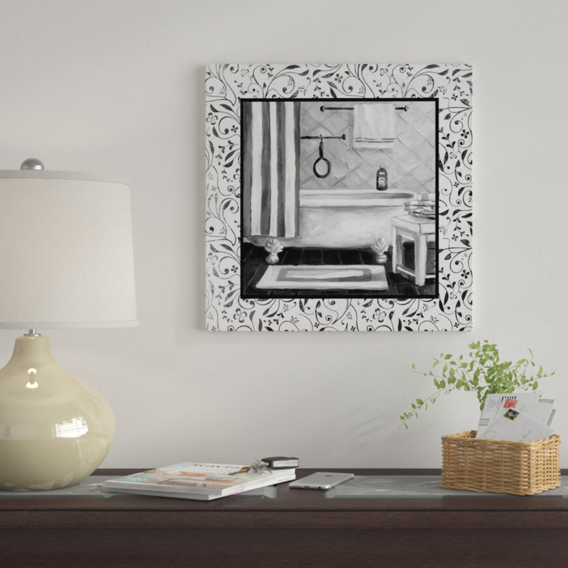 «Bath I», impression sur toile, H 12 po x l 12 po x P 0,75 po, Pas de tapis, Toile tendue