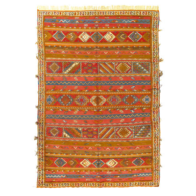 Moroccan One-of-a-Kind 8'1" X 12' Hand Knotted Area Rug