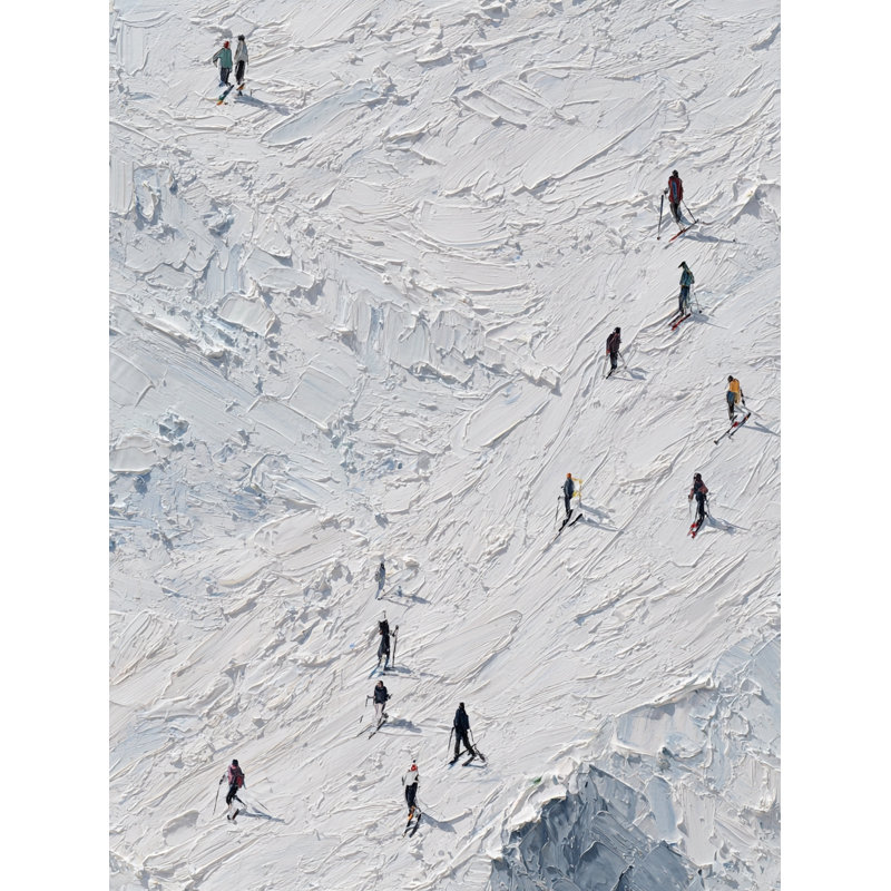 «Winter Crossing», art mural sur toile tendue, 30 po x 40 po