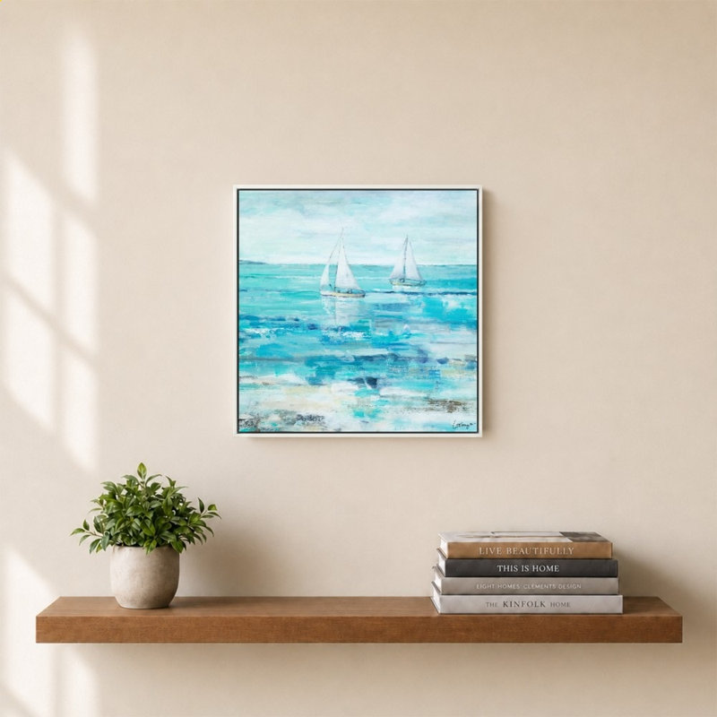 Duo de voiliers par Lorenzo Collective - Impression sur toile