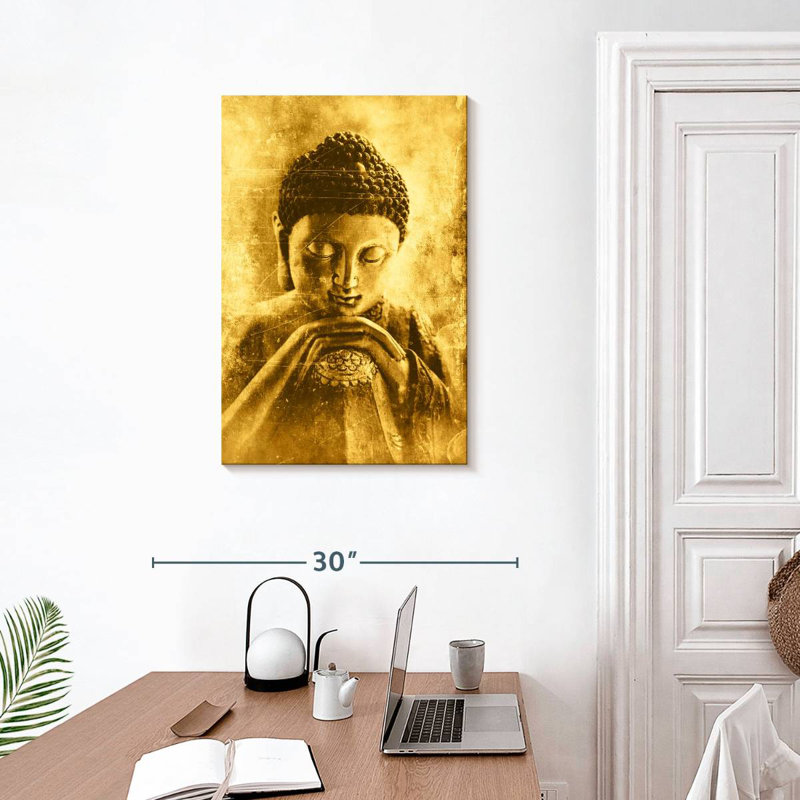 Leisha Textured Buddha, 30" H x 20" W