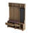 Multi-Purpose Hallway Hall Tree With Removable Linen Cushioned Entryway Bench-737178611