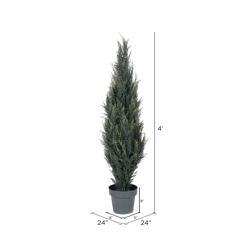 Artificial Pond Cypress Tree, 48" H x 24" W x 24" D