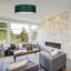 Demitri Fabric Flush Mount