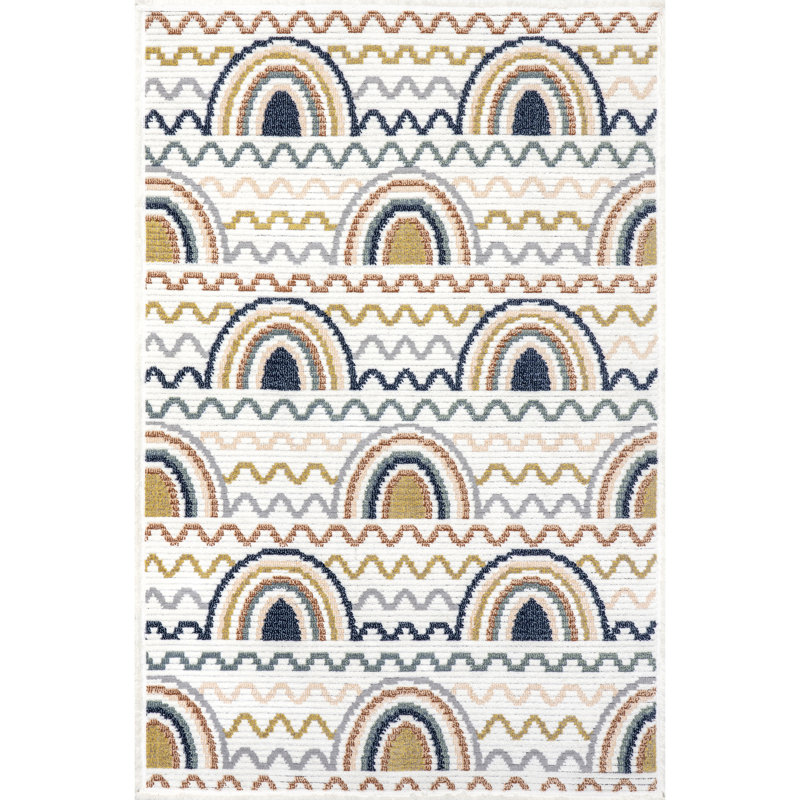 Tapis à franges Kaarina, Rectangle 3 pi x 5 pi
