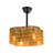 4 - Light 20'' Caged Ceiling Fan with Light Kit and Remote Control