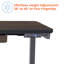 Bureau pour travailler assis-debout électrique 48 po x 24 po avec deux moteurs et tiroir de la série RISE 2 Kaylan-856291438