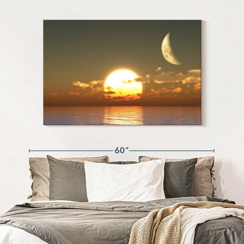 Sunset Moon, 34" H x 51" W