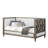 Artesia Tan Fabric & Salvaged Natural Finish Daybed