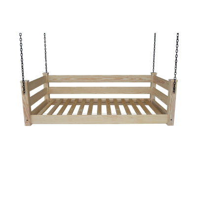 Adrow Solid Wood Hanging Daybed