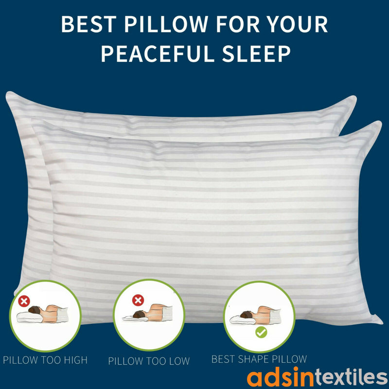 Luxury Hotel Quality Plain 100% Polyester Pillowcase