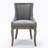 A&A Furniture,Ultra Side Dining Chair，Thickened fabric chairs-948493354