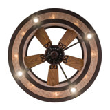Mission Downrod Ceiling Fan