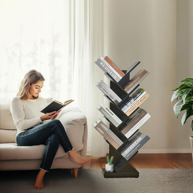 Bibliothèque à 9 niveaux, Noir