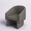 Fauteuil demi-tonneau rembourré Mia-217402716
