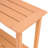 Outdoor 48'' Patio HDPE Adirondack 2-Tier Shelf Console Table, Rectangular Table Side Table, All-Weather Resistance-1395205355