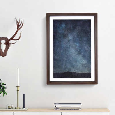 Starry Sky Painting - Framed Print