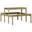 Coshocton Rectangular Outdoor Picnic Table , 110cm cm W 134cm cm D-115846138