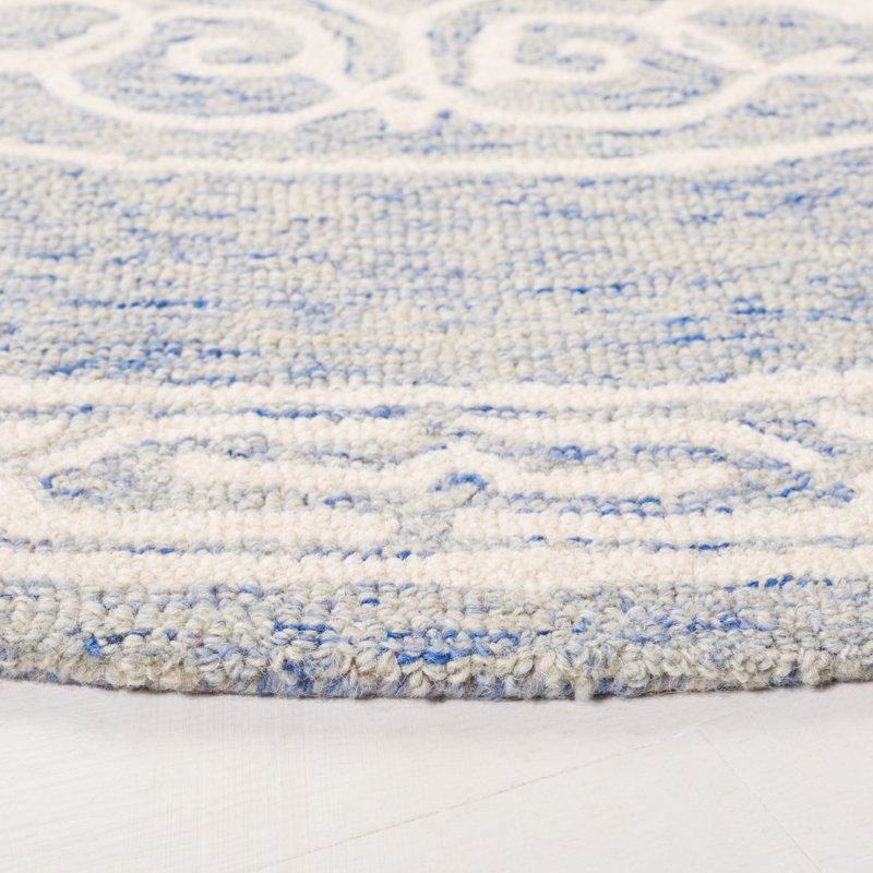 Eletha Hand Tufted Performance Oriental Rug, Round 6'