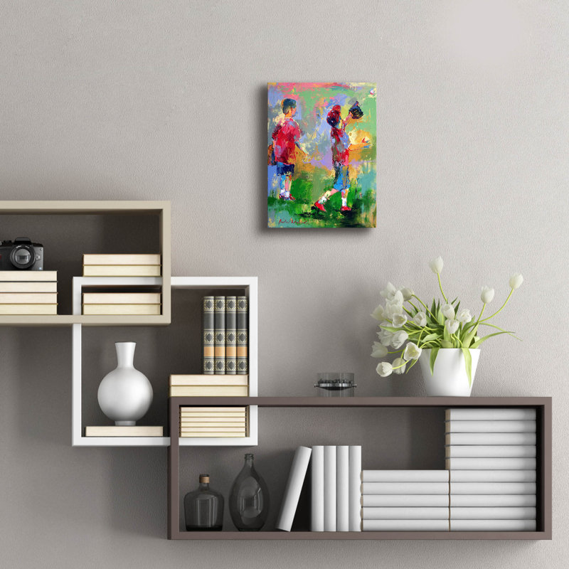 " Kids 2 " by Richard Wallich, 16" H x 12" W x 0.13" D