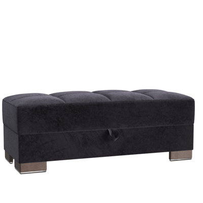 Primenest Skyhaven Collection Upholste Ottoman With Storage,  Microfiber