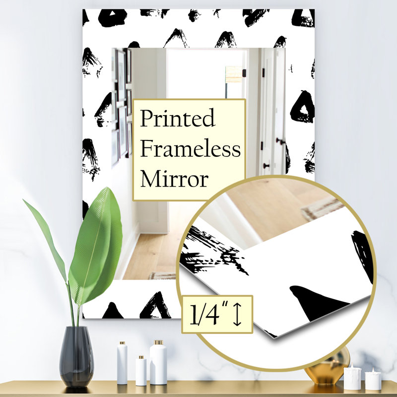 Miroir mural moderne et contemporain, H 24 po x l 32 po