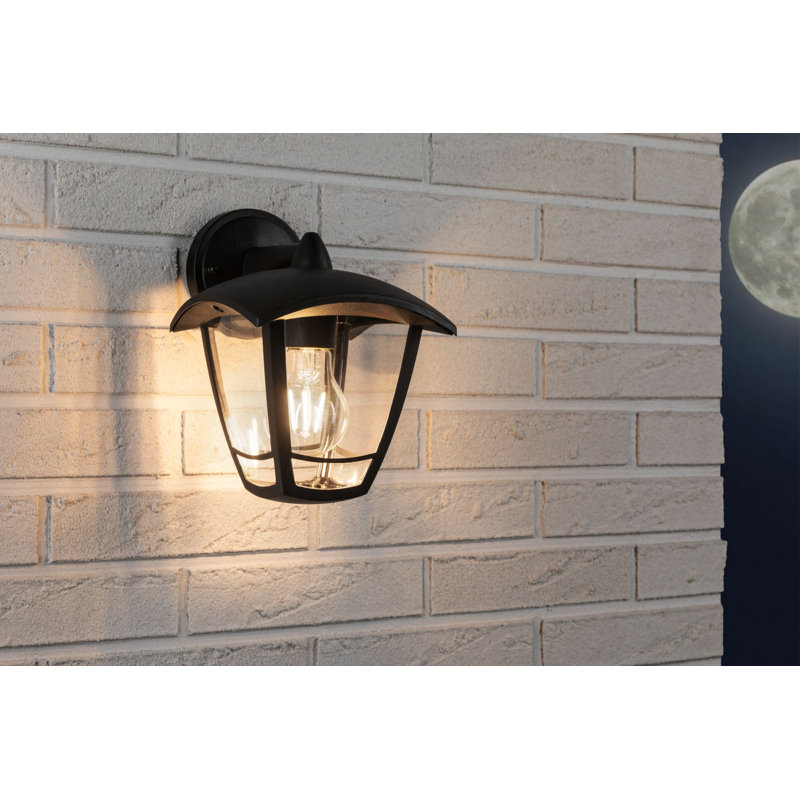 Black Outdoor Wall Lantern
