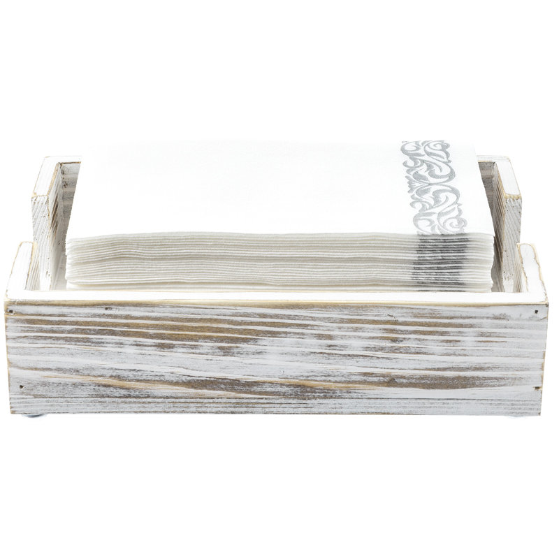 Solid Wood Napkin Paper Towel Holder